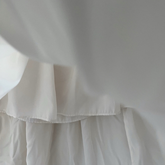 TALULA Aritzia Small White High Low Skirt Fairy Whimsy Ballet Coquette - Picture 7 of 10